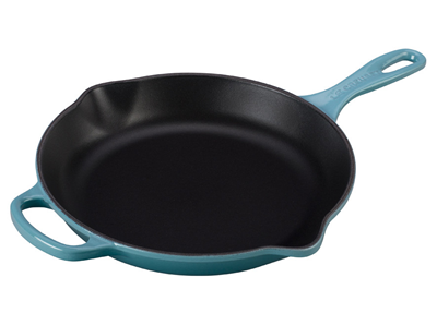 Le Creuset 10.25" Signature Cast Iron Skillet - Caribbean 