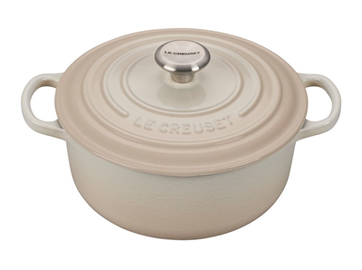 Le Creuset Meringue Signature 2.75-Qt Round Dutch Oven with Stainless Knob 