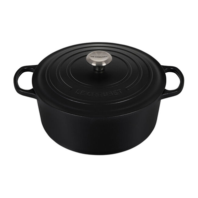 Le Creuset Signature 7.25-Qt Round Dutch Oven - Licorice 