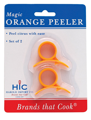HIC Magic Orange Peeler - Set of 2