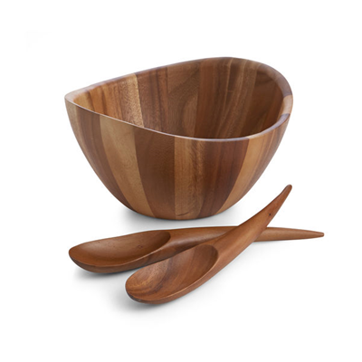 Nambe Harmony Salad Bowl and Server Set 