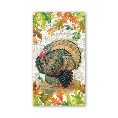 Fall Harvest Turkey Hostess Napkin