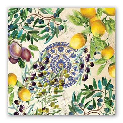 Michel Design Works 3-Ply Paper Luncheon Napkins - Tuscan Grove 