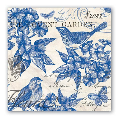 Michel Design Works 3-Ply Paper Luncheon Napkins - Indigo 