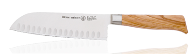 Messermeister Oliva Elite 7" Kullenschliff Santoku