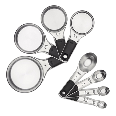  Oxo Good Grips Stainless Steel Measuring Cup & Spoon Set