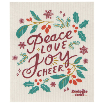 Peace & Joy Swedish Sponge Cloth