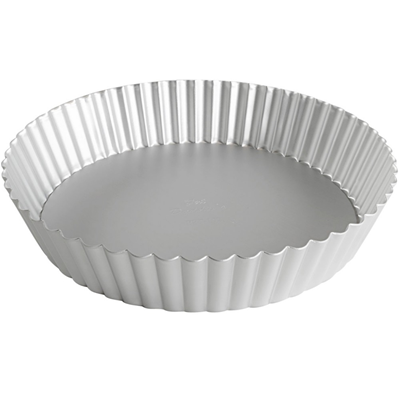 Fluted Loose Base Deep Tart / Quiche Pan