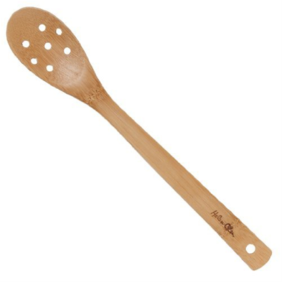 Helen’s Asian Kitchen Bamboo Pierced Spoon, 12in 