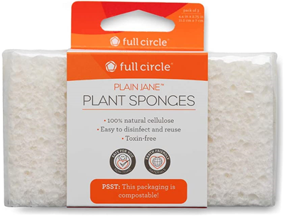Full Circle Plain Jane Natural Sponges - Set of 3