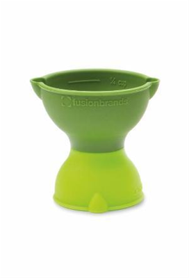 Fusionbrands PopMeasure 2-in-1 Pop Up Silicone Measuring Cup - Assorted Colors 
