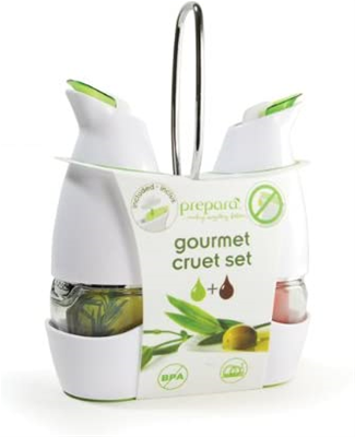 Prepara Gourmet Cruet Set with Carrier