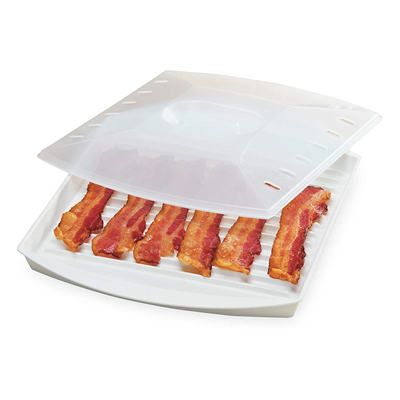 Progressive Prep Solutions Microwave Bacon Grill with Cover