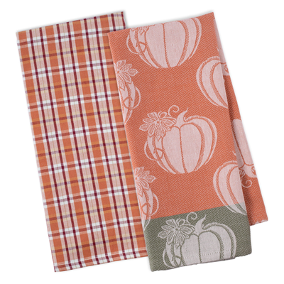 DII Pumpkin Patch Dishtowel Set