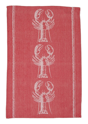 Lobster Jacquard Kitchen Towel