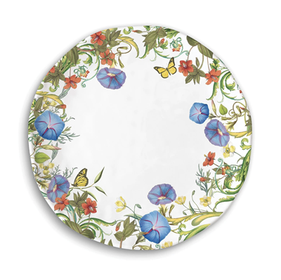 Michel Design Works Summer Days Melamine 11-inch Round Platter / Plate