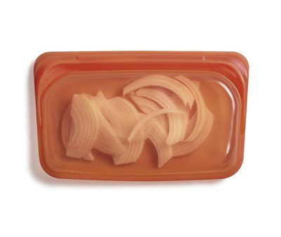 Stasher Reusable Silicone Snack Bag - Terracotta
