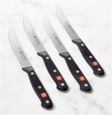 Wusthof Gourmet 4 Piece Steak Knife Set 