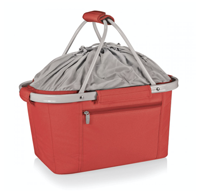 Metro Basket Collapsible Cooler Tote - Red