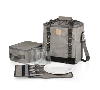 Frontier Picnic Utility Cooler Bag - Heathered Grey