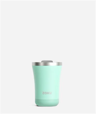 Zoku 12oz 3-in-1 Stainless Steel Tumbler - Aqua