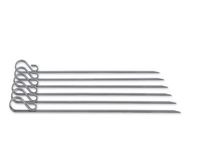 RSVP Endurance Stainless Steel Flat Skewers - Set Of 6