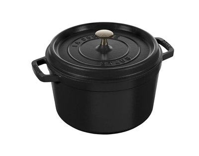 Staub Tall 5qt Cocotte - Matte Black 