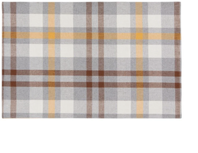 Now Designs Placemat - Plaid Maize 