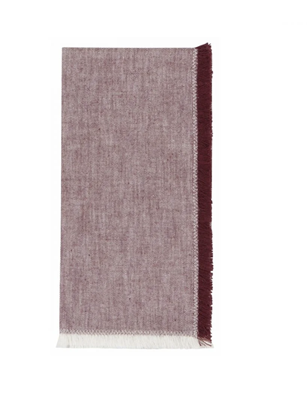 Now Designs Heirloom Chambray Napkin - Wine