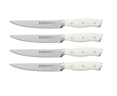 Accent Forged Steak Knife Set - White