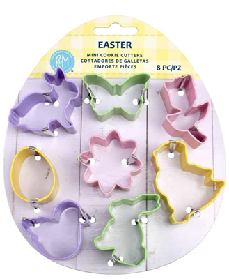 R&M Easter Cookie Cutters - 8pc Set