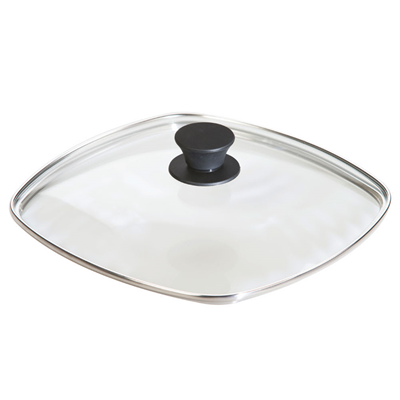 Lodge Square Glass Cover Lid - 10.5"   