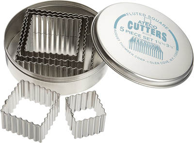 Fluted Square 5-pc Cutter Set