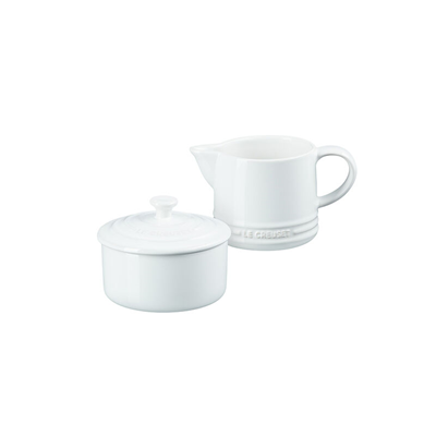 Le Creuset Signature Cream and Sugar Set - White