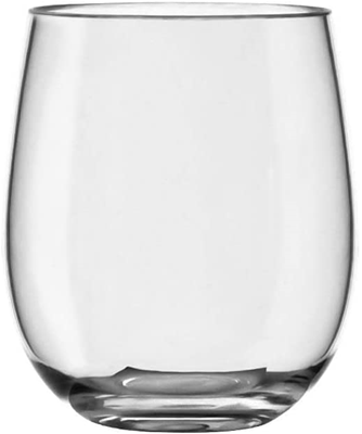 Tritan Acrylic Montana Stemless Wine Glass