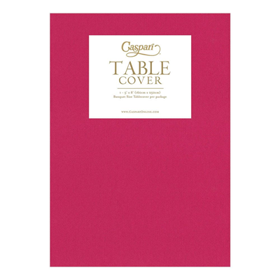 Caspari Paper Linen Solid Table Cover - Fuchsia 