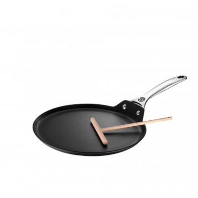 Le Creuset Toughened Nonstick Pro Crepe Pan with Rateau 