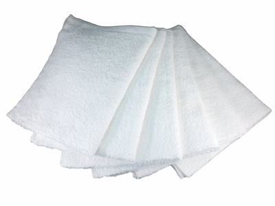 HIC Barmop Kitchen Towel, White, Set of 6