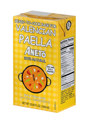 Aneto Cooking Base for Valencian Paella - 34fl oz