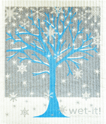 Swedish Treasures Wet-It Swedish Dishcloths - Winter Trees 
