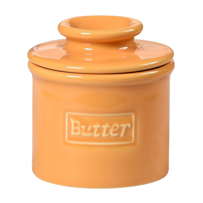 L'Tremain Cafe Collection Butter Bell Crocks - Yellow