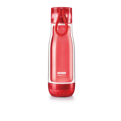 Zoku Everyday Glass Core Bottle 16oz - Red 