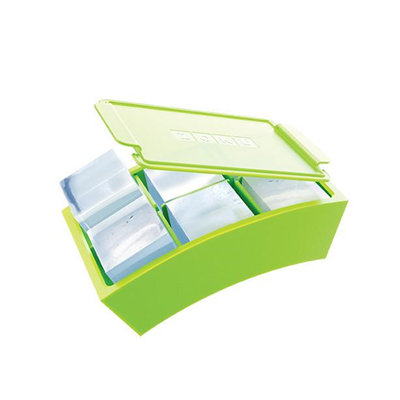 Zoku Jumbo Covered Ice Cube Trays - Set of 2