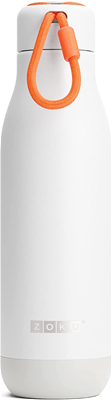 Zoku 25oz Stainless Steel Powder Coated Bottle - White