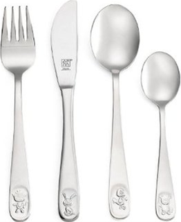 Zwilling Childrens Teddy 4Pc Flatware Set