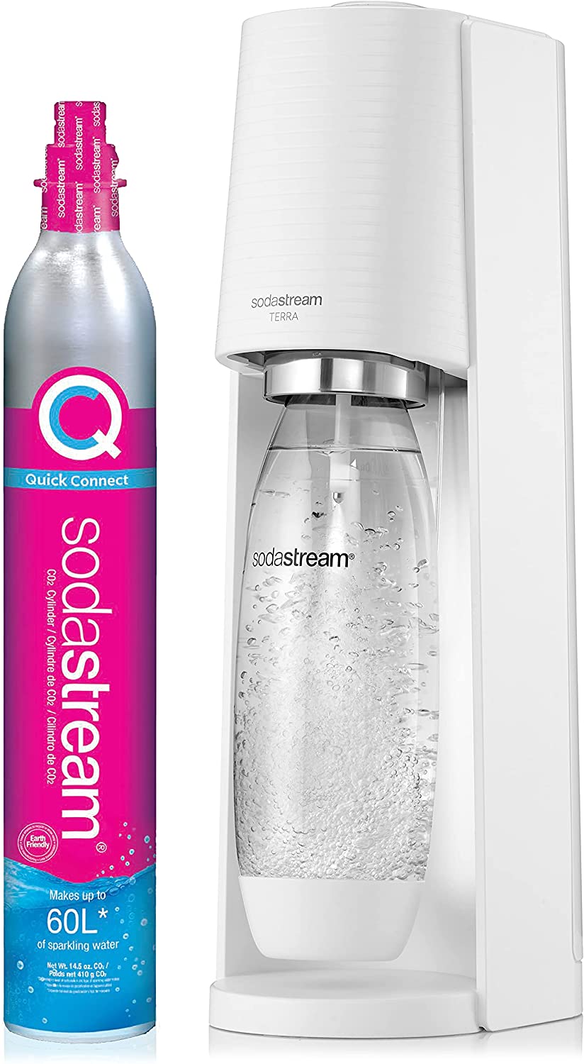 Sodastream E-terra Sparkling Water Maker With Co2 And Carbonating