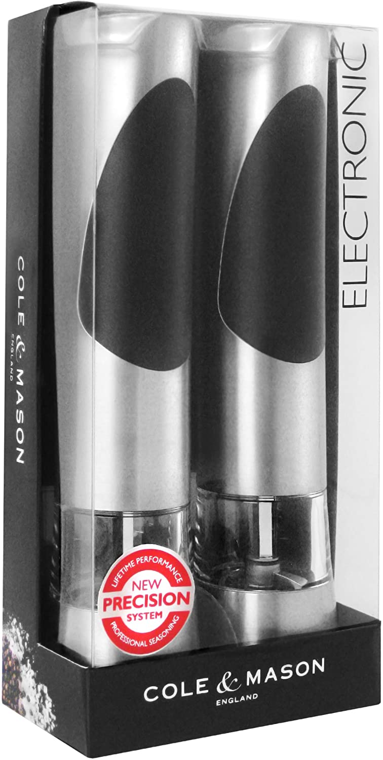 Electronic Salt & Pepper Mill Set