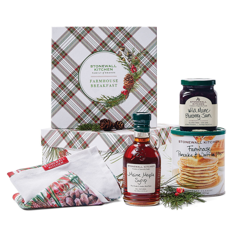 Stonewall Kitchen Holiday Farmhouse Breakfast Gift Box, 4 Piece Set - Macy's