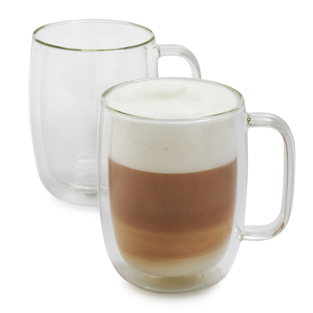 ZWILLING Sorrento Plus 2-pc Double-Wall Glass Coffee Mug Set 