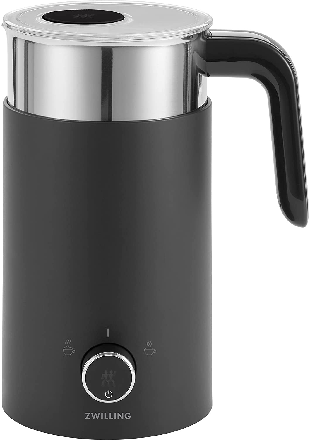 Electric Milk Frother With Stainless Steel Holder, Cream Frother